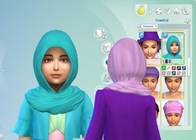Sims 4 Hijab for Girls at My Stuff