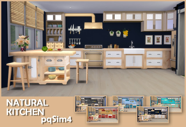 Sims 4 Natural Kitchen at pqSims4