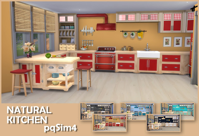 Sims 4 Natural Kitchen at pqSims4