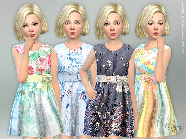 Sims 4 Designer Dresses Collection P81 by lillka at TSR
