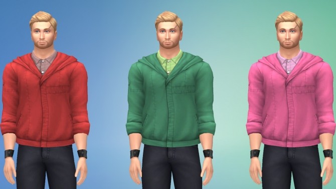 Sims 4 Broken Wind Jacket conversion by cepzid at SimsWorkshop