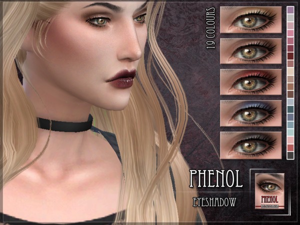 Sims 4 Phenol Eyeshadow by RemusSirion at TSR