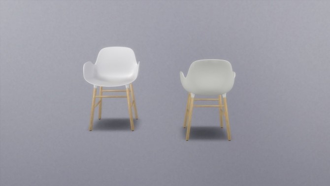 Sims 4 Form Armchair at Meinkatz Creations