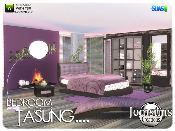 Sims 4 Tasung Bedroom by  jomsims at TSR
