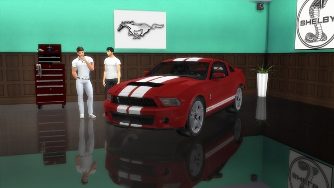 Sims 4 Ford Shelby Mustang GT500 at LorySims