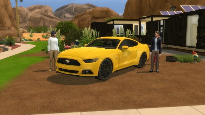 Sims 4 Ford Mustang GT at LorySims