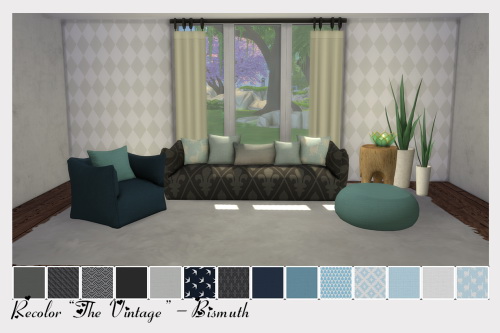 Sims 4 Bismuth Living Recolor at ChiLLis Sims