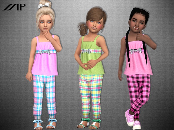 Sims 4 MP Toddler Suzie Tops and Pants by MartyP at TSR