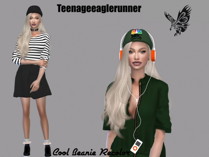 Sims 4 Cool Beanie at Teenageeaglerunner