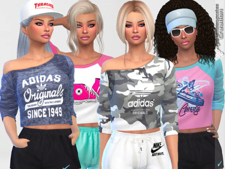 Dreamer 010 Sweatshirts Collection by Pinkzombiecupcakes at TSR » Sims ...