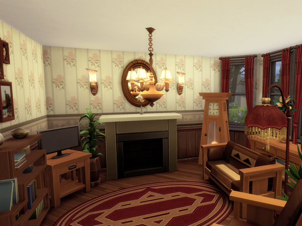 Sims 4 Londham house NO CC by melcastro91 at TSR