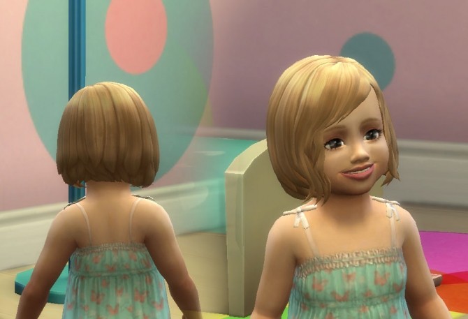 Sims 4 Vitality hair for Toddlers at My Stuff