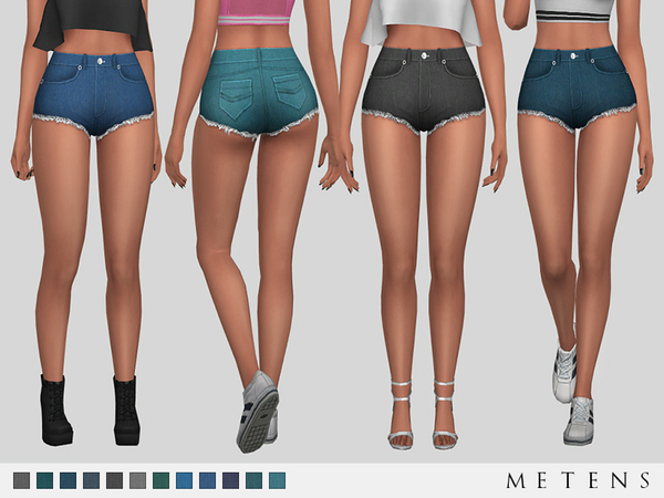 Sims 4 Heather Shorts by Metens at TSR