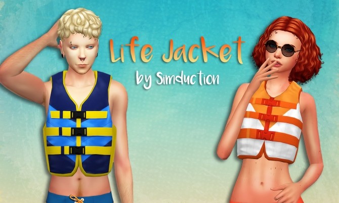 Sims 4 Life Jacket at Simduction