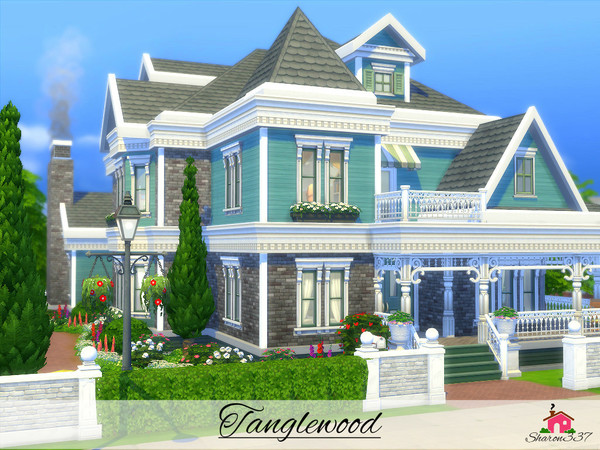 Sims 4 Tanglewood house by sharon337 at TSR