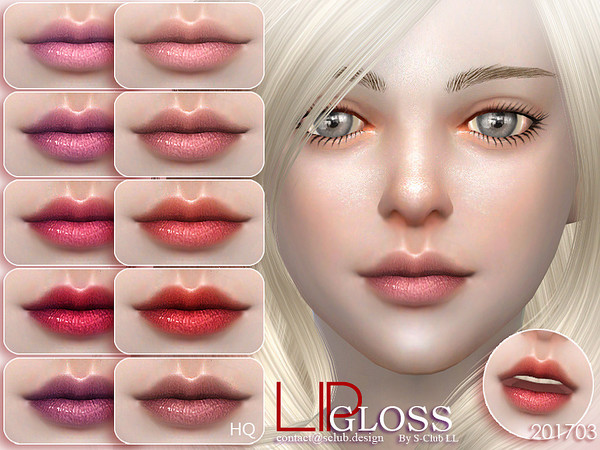 Sims 4 Lips 201703 by S Club LL at TSR