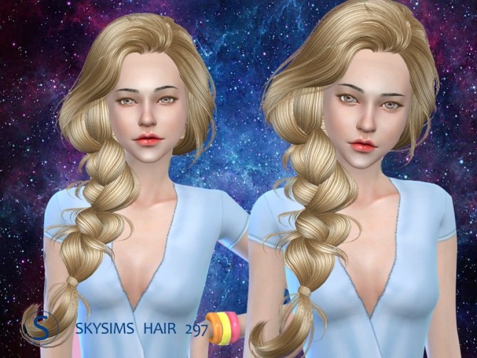 Sims 4 Hair 297 (Pay) by Skysims at Butterfly Sims