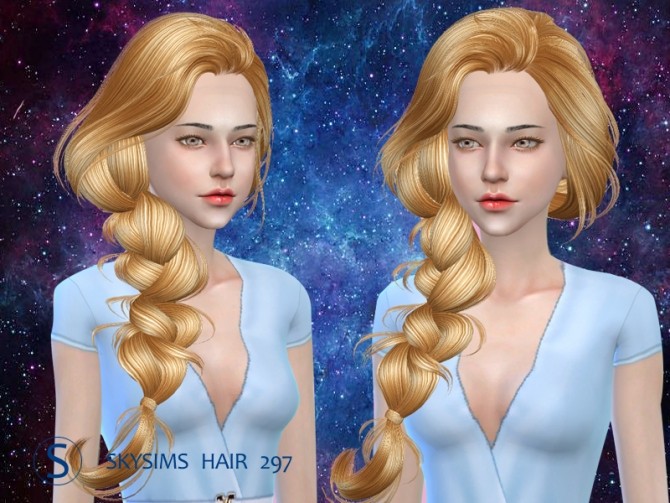 Sims 4 Hair 297 (Pay) by Skysims at Butterfly Sims