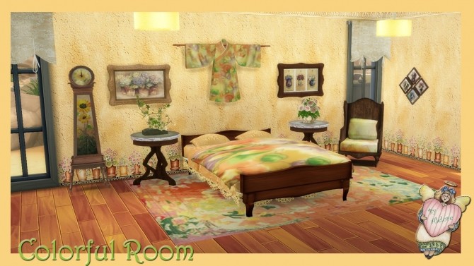 Sims 4 COLORFUL ROOM at Alelore Sims Blog