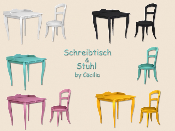 Sims 4 Desk Chair CC