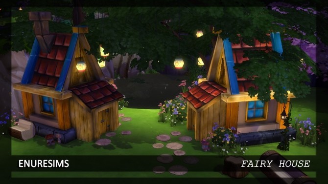Sims 4 Fairy House (tent) at Enure Sims