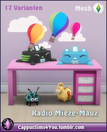 Mieze-Mauz radio at CappusSims4You