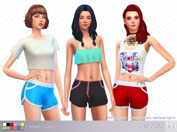 Sims 4 manueaPinny Newbie shorts by nueajaa at TSR
