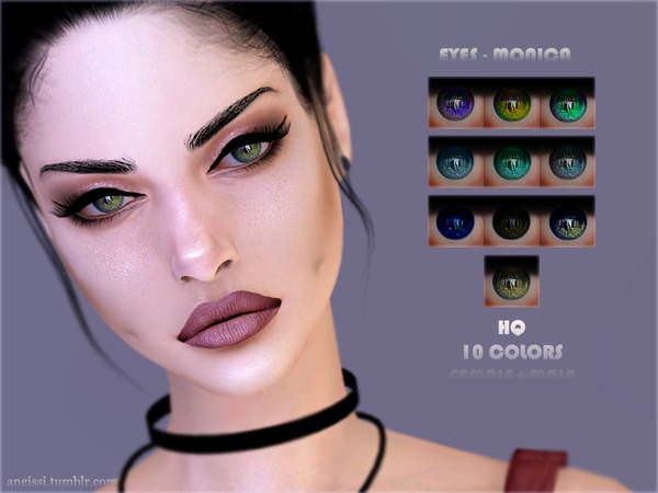 Sims 4 EYES MONICA by ANGISSI at TSR