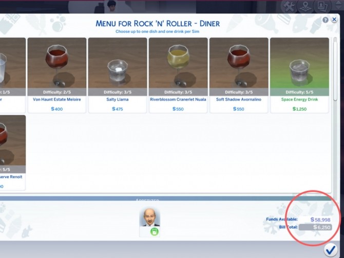 Sims 4 Restaurant Price Increment by bananatassle at Mod The Sims