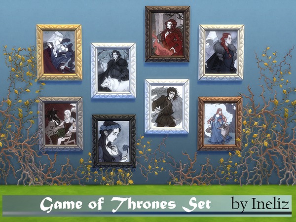 Sims 4 Game of Thrones Set by Ineliz at TSR