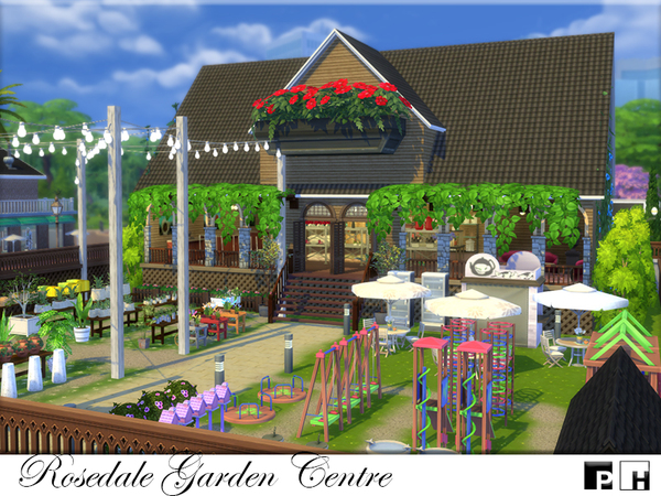 Sims 4 Rosedale Garden Centre by Pinkfizzzzz at TSR