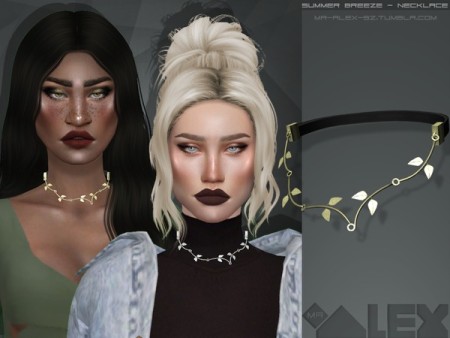 Summer Breeze necklace by Mr.Alex at TSR » Sims 4 Updates