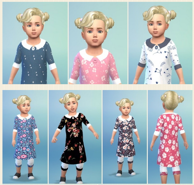 Sims 4 Toddler’s FlowerSuit at Birksches Sims Blog