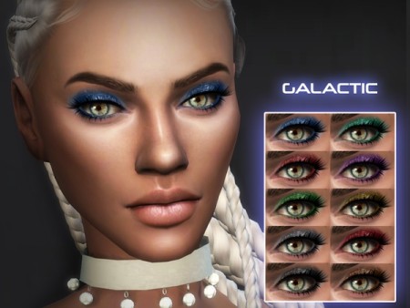 Galactic Glitter Eyeshadow by Kitty.Meow at TSR