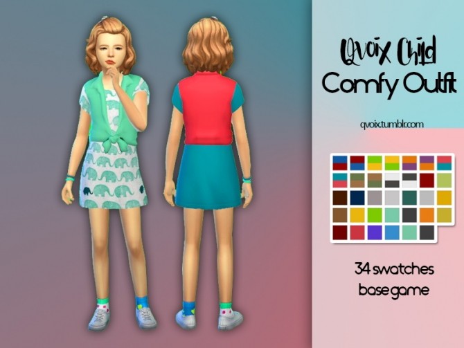 Sims 4 Comfy Outfit at qvoix – escaping reality