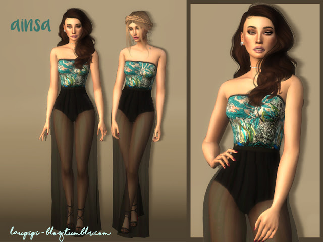 Sims 4 Ainsa dress at Laupipi