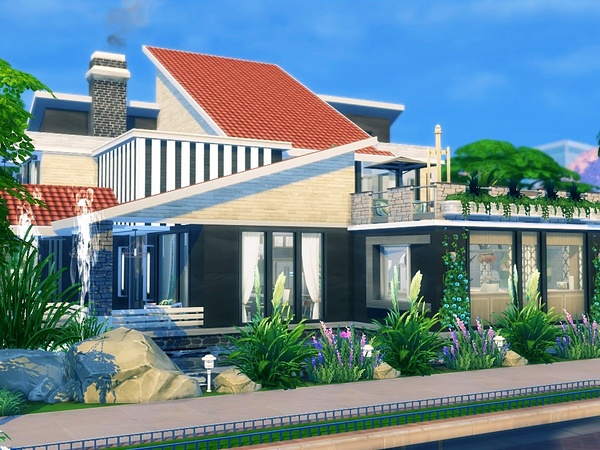 Sims 4 The Shadows house by MychQQQ at TSR