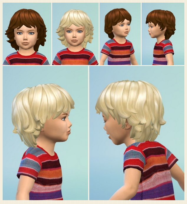 Sims 4 Toddler’s Fuzzy Hair at Birksches Sims Blog