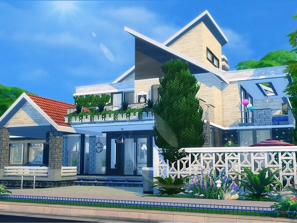 Sims 4 The Shadows house by MychQQQ at TSR