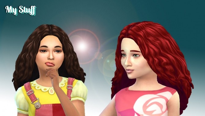 Sims 4 Long Twists for Girls at My Stuff