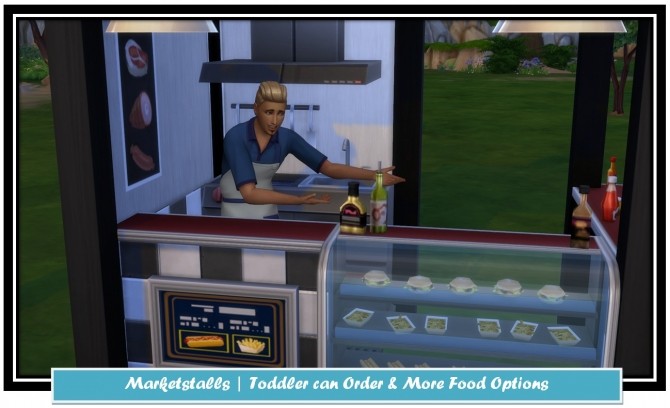 Sims 4 Marketstalls Toddler can Order & More Food Options by LittleMsSam