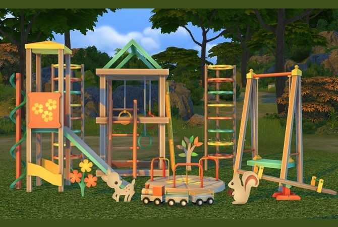 Sims 4 Happy Childhood set at Soloriya