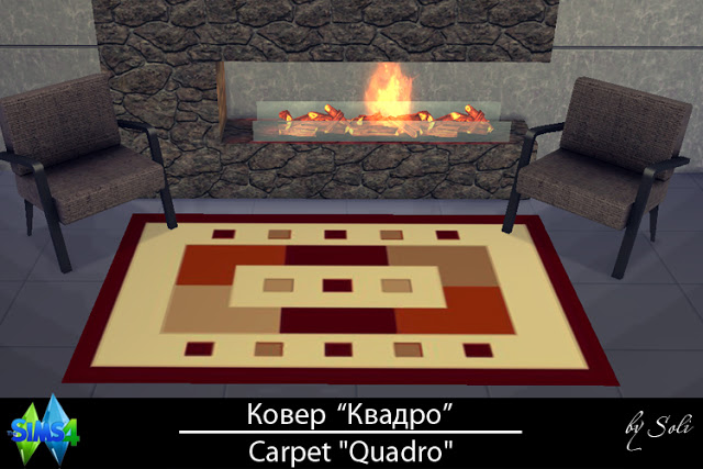 Sims 4 Quadro Carpet at Soli Sims 4