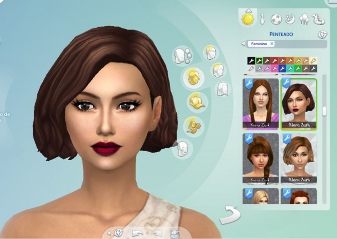 Sims 4 Amalia Hairstyle at My Stuff