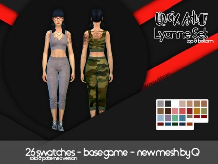 Lyanne Set at qvoix – escaping reality » Sims 4 Updates