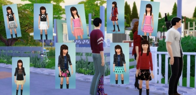 Sims 4 Girly’s Every Moment Skirt at Birksches Sims Blog