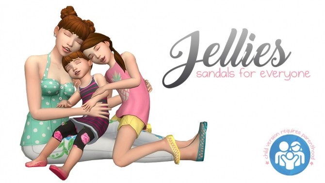 Sims 4 Jellies sandals at SimLaughLove