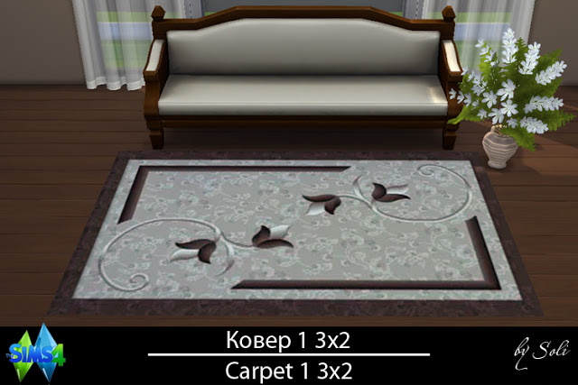 Sims 4 Carpet №1 3x2 at Soli Sims 4
