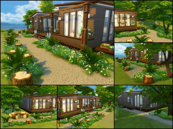 Sims 4 Driftwood cottage by sparky at TSR