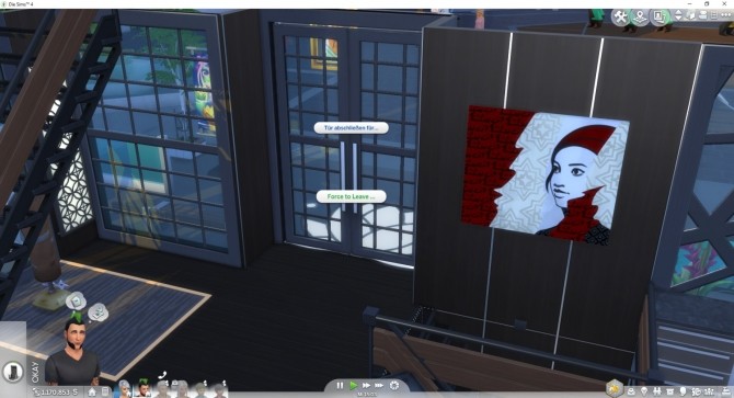Sims 4 Force to Leave New Door Interaction by LittleMsSam